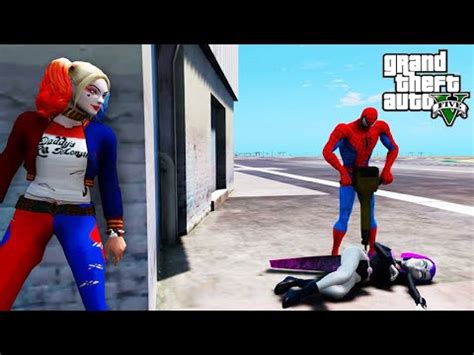 Arlequina Espionou O Homem Aranha No Gta Youtube