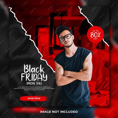 Premium Psd Black Friday Special Sale Social Media Post Template