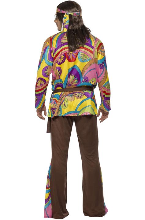 Costume Uomo Anni Hippie Psichedelico