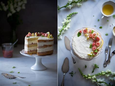 Naked Cake Mit Rhabarber Foodlovin
