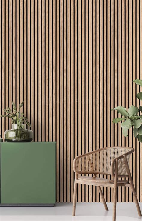 Acoustic Slat Wood Panels