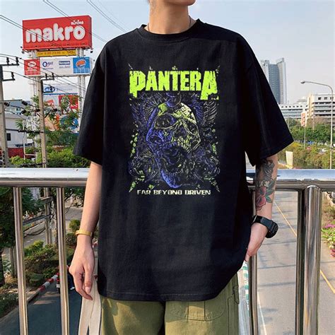 Camiseta Basica Algodao Banda Pantera Far Beyond Driven Skull Album