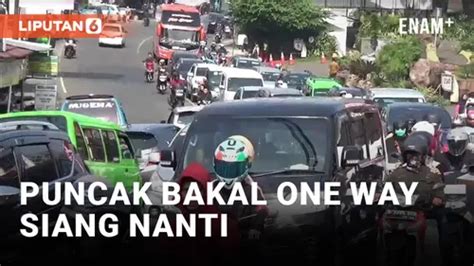 VIDEO Jelang Tahun Baru 45 Ribu Kendaraan Masuk Puncak Enamplus