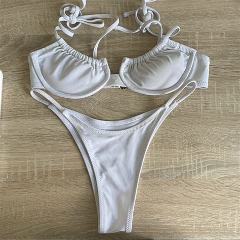 Bele Bikini Kopalke Xs