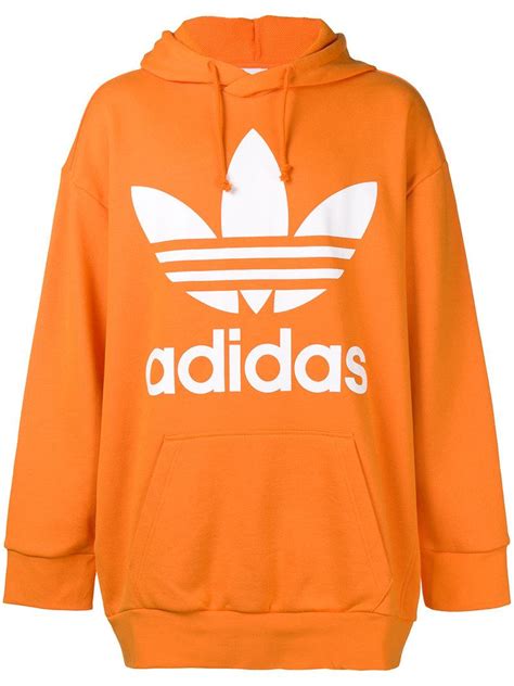 Adidas Originals Adidas Printed Logo Hoodie - Yellow | ModeSens