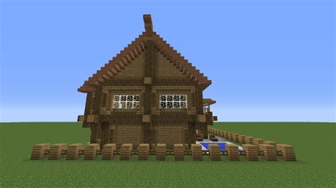 Modern Wooden Cabin Minecraft Map