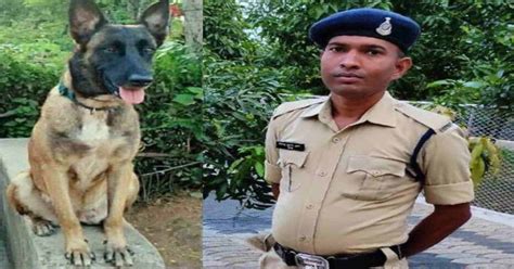 पुलिस डॉग रूबी और हैण्डलर बने कॉप आफ द मंथ पुरस्कार पाने वाली राज्य की