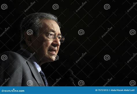 Tun Dr. Mahathir Mohamad editorial stock photo. Image of mahathir ...