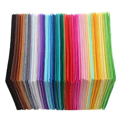 felt fabric sheets  crafts  assorted colors  textures