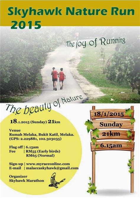 Running With Passion Skyhawk Nature Run 2015 Is Now Open For Registration