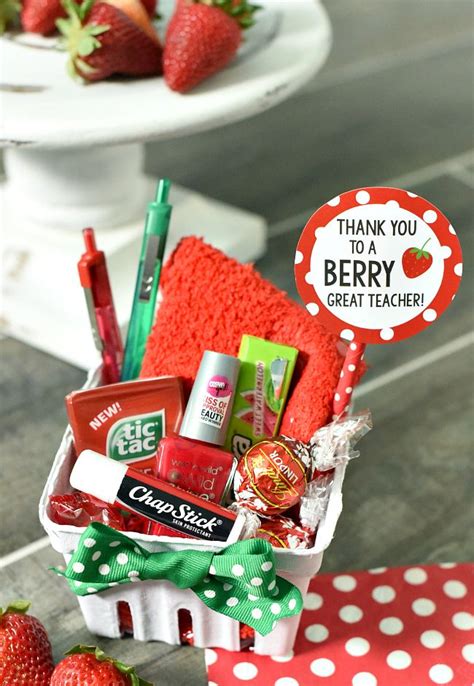 Berry Gift Idea For Friends Or Teachers Teacher Appreciation Gifts