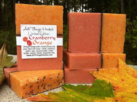 Cranberry Orange Handcrafted Soap From Cranberry