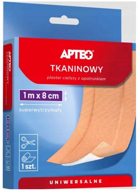 Apteo Plaster Tkaninowy Z Opatrunkiem Cielisty Allegro Pl