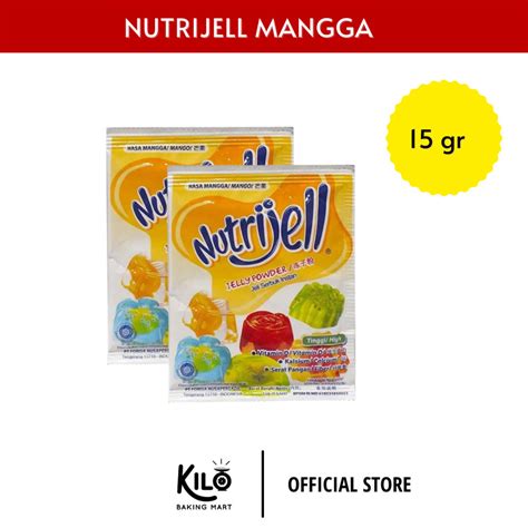 Nutrijel Nutrijell Mangga Nutrijell Pudding Rasa Mangga 15 Gr