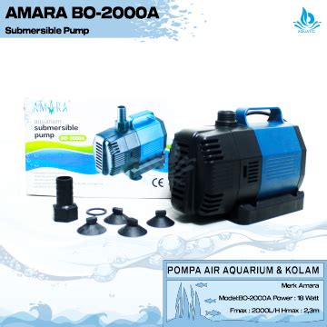 Jual Amara Bo A Pompa Celup Pompa Kolam Aquarium Hidroponik Pompa