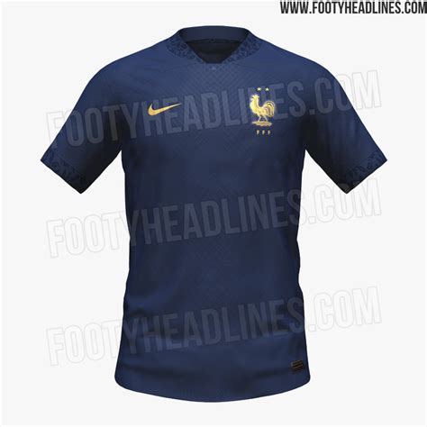 Edf Le Maillot Domicile Pour La Coupe Du Monde 2022 A Fuité —