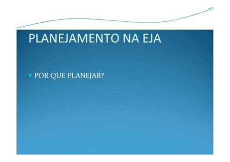 PDF PLANEJAMENTO NA EJA Educacaorc Br Eproinfo Leitura Dos