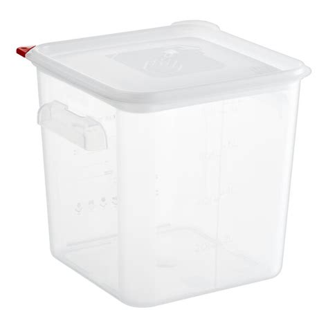 Araven Qt Translucent Square Polypropylene Food Storage Container