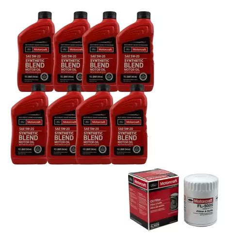 Kit Mantención Ford F150 5 0 Aceite Filtro Motorcraft