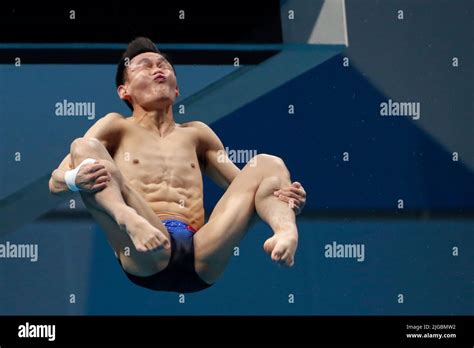 Budapest Hungary 3rd July 2022 Hao Yang Of China Competes In The Men