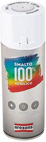 AREXONS SMALTO 100 ACRILICO Smalto Spray Trasparente Opaco 400 Ml