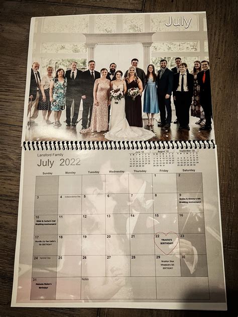 Customizable Calendar Template - Etsy