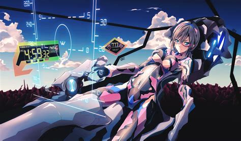 Wallpaper Illustration Anime Neon Genesis Evangelion Makinami Mari