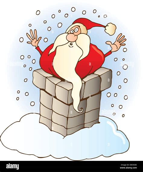 Santa Claus Stuck In Chimney Hi Res Stock Photography And Images Alamy