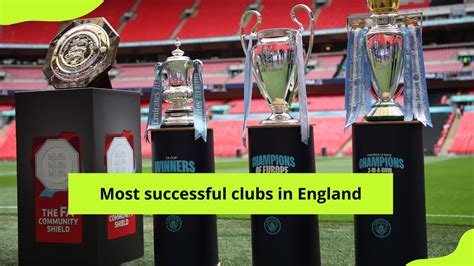 Top 10 most successful football clubs in England