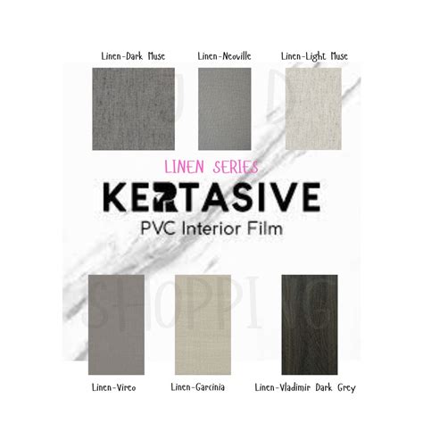 Jual Kertasive Pvc Interior Film Linen Series Meteran Roll