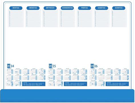 SIGEL HO365 Papier Schreibtischunterlage Mit Schutzleiste 2 Jahres