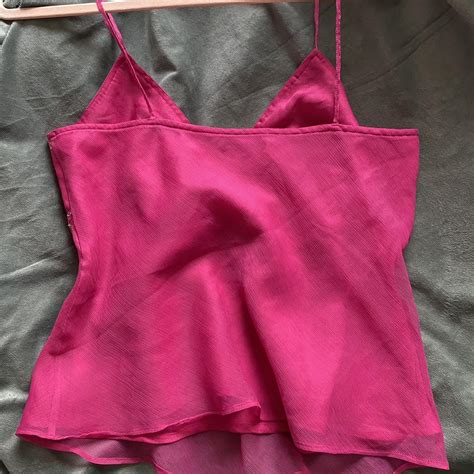 Hot Pink Y2k Top Super Cute Beaded Giving Depop