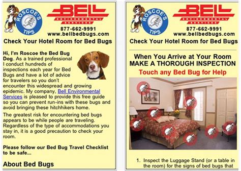 Roscoes Bed Bug Tips Available For Free In The App Store