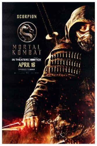 Mortal Kombat Scorpion Poster X Or X Buy Any Get Any