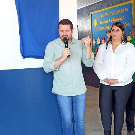 Inauguração Da Construção Do 1º Pavilhão Da Escola Municipal Floriano