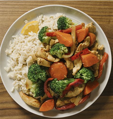 Chicken & Veggie Stir-Fry, Brown Rice *(Soy-Free) - Thyme 2 Eat