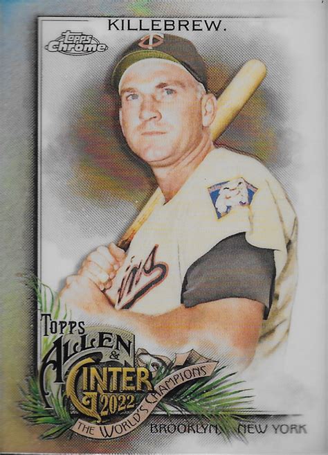 Topps Allen And Ginter Chrome Baseball Card Checklists New