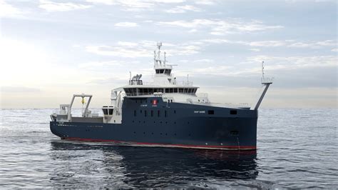 Research Vessel With Auv Rov Kongsberg Maritime