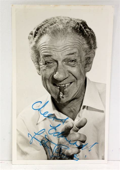 An Original Signed And Inscribed Photograph Card From Sid James By Sid