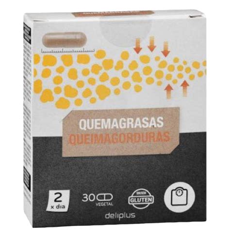 ᐉ Сжигатель жира с витамином С Deliplus Quemagrasas 30 капсул ...