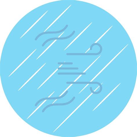 wind flat circle icon design  vector art  vecteezy