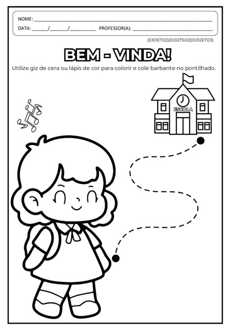 Atividade Volta As Aulas Maternal - Atividades Volta às Aulas Maternal para Imprimir - Atividades Educação ...