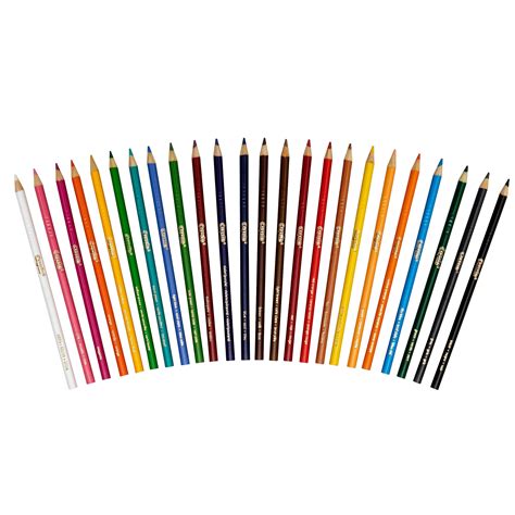 Crayola Colored Pencils 24 Pack CRAYOLA Colouring Pencils Assorted
