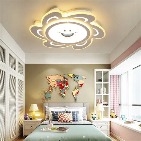 Simplicity ceiling lights modern acrylic protect eyesight kids room ...