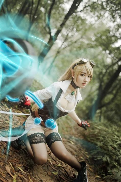 英雄聯盟風暴之怒迦娜cosplay 每日頭條