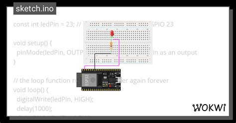 Percobaan 1 ESP 21 Feb Wokwi ESP32 STM32 Arduino Simulator