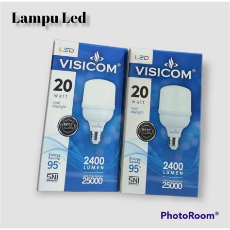 Jual Lampu LED 20 Watt Cool Daylight Visicom Shopee Indonesia