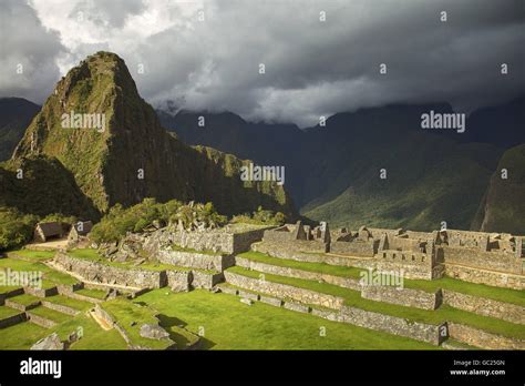 Lost Incan City Of Machu Picchu Near Cusco In Peru Peruvian Historical