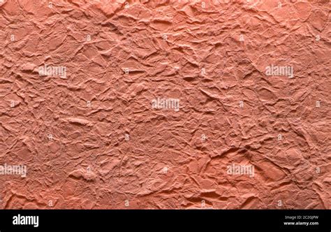 Red Crumpled Wrinkled Paper Texture For Background Stock Photo Alamy