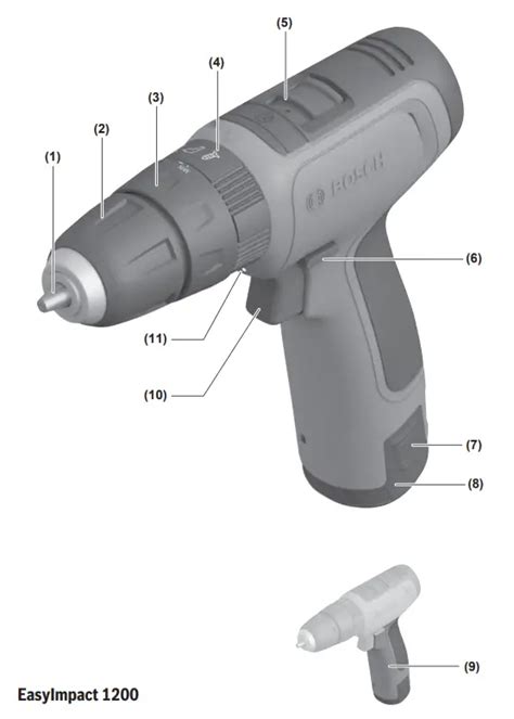 Bosch Easyimpact Cordless Combi Drill Instruction Manual